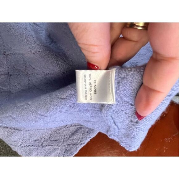 Pendleton Lavender Wool Single Button Cardigan Sweater sz 1X EUC - Picture 6 of 6